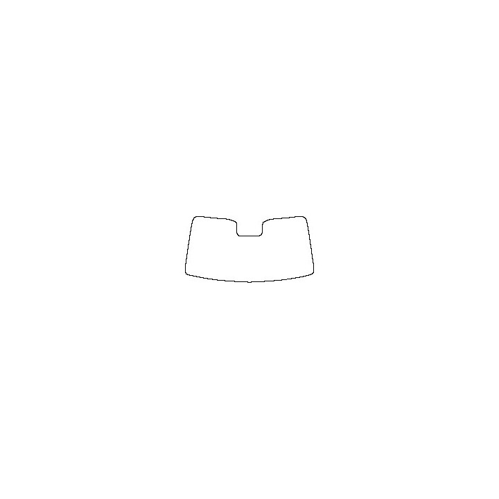 NIO EC6 Window 2023 - Windshield (with mirror and dotted area cutout, Edge ends at the inner side of dotted area)