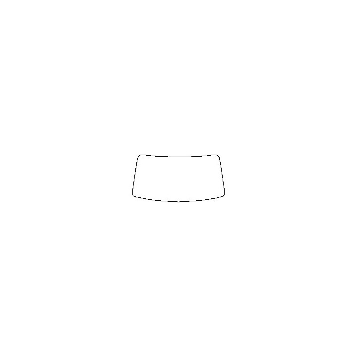 NIO EC6 Window 2023 - Windshield (without mirror and dotted area cutout, Edge ends at the inner side of dotted area)