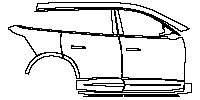 (right) Door+Side Skirt+Rear Fender