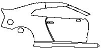 Nissan GT-R Base 2009 - (left) Door+Rear Fender+Side Skirt