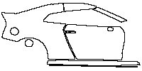 Nissan GT-R Nismo 2015 - (right) Door+Rear Fender+Side Skirt