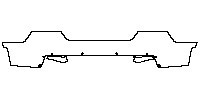 Nissan Altima (CN) Exterior 2019 - Rear Bumper (with Splash Guards)