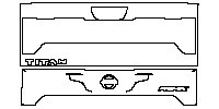 Nissan Titan Crew Cab 2020 - Trunk Lid (with ''TITAN'', ''PRO-4X'' emblems)