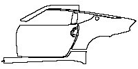 (left) Door+Side Skirt+Rear Fender