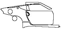 (right) Door+Side Skirt+Rear Fender