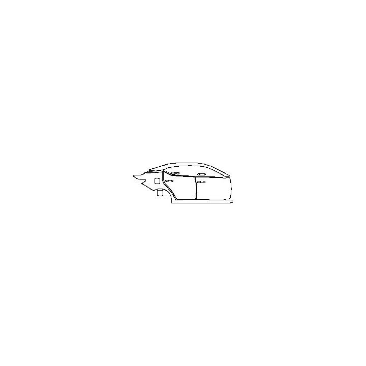 Nissan Sentra (US) SV 2020 - (right) Door+Side Skirt+Rear Fender