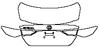 Nissan Sentra (US) SR 2020 - Trunk Lid (with ''SENTRA'' emblem, without spoiler)