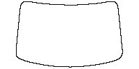 Nissan Sylphy (CN) Window 2020 - Rear Window (without brake lamp cutout)