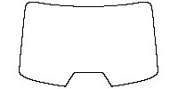 Nissan Sylphy (CN) Window 2020 - Rear Window (with brake lamp cutout)