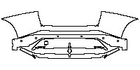 Nissan Ariya (US) Exterior 2023 - Rear Bumper (with 6 PDC)
