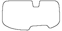 Nissan Ariya (CN) Window 2023 - Rear Window