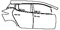Nissan Leaf (US) Exterior 2019 - (right) Door+Rear Fender