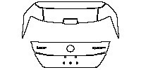 Nissan Leaf (US) Exterior 2019 - Trunk Lid (with ''LEAF'', ''ZERO Emlsslon'' emblems)
