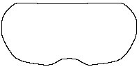 Nissan Leaf (US) Window 2019 - Rear Window (Edge exceeds the innder side of black cermic by 3mm)