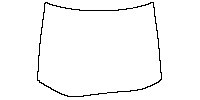Nissan Leaf (US) Window 2019 - Windshield (outside)