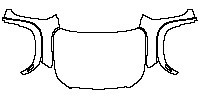 Nissan Frontier Crew Cab 2023 - Hood+Fender