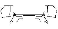 Nissan Pathfinder S 2023 - Rear Bumper (with 4 PDC)