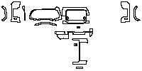 Nissan Pathfinder Interior 2023 - Dashboard+Center Console (for left hand drive )