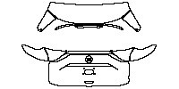 Nissan X-Trail Exterior 2021 - Trunk Lid (without emblem)