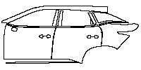 Omoda Omoda C5 EV Exterior 2024 - (left) Door+Rear Fender+Side Skirt