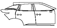 Omoda Omoda C5 EV Exterior 2024 - (right) Door+Rear Fender+Side Skirt