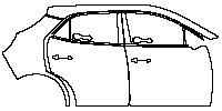 (right) Door+Rear Fender
