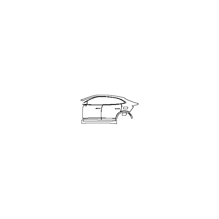 (left) Door+Side Skirt+Rear Fender