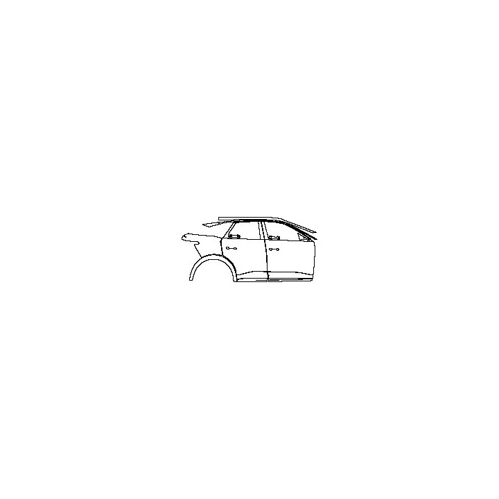 (right) Door+Side Skirt+Rear Fender