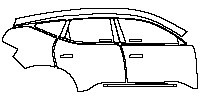 (right) Door+Side Skirt+Rear Fender