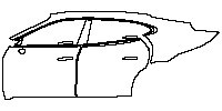 (left) Door+B Pillar+Rear Fender