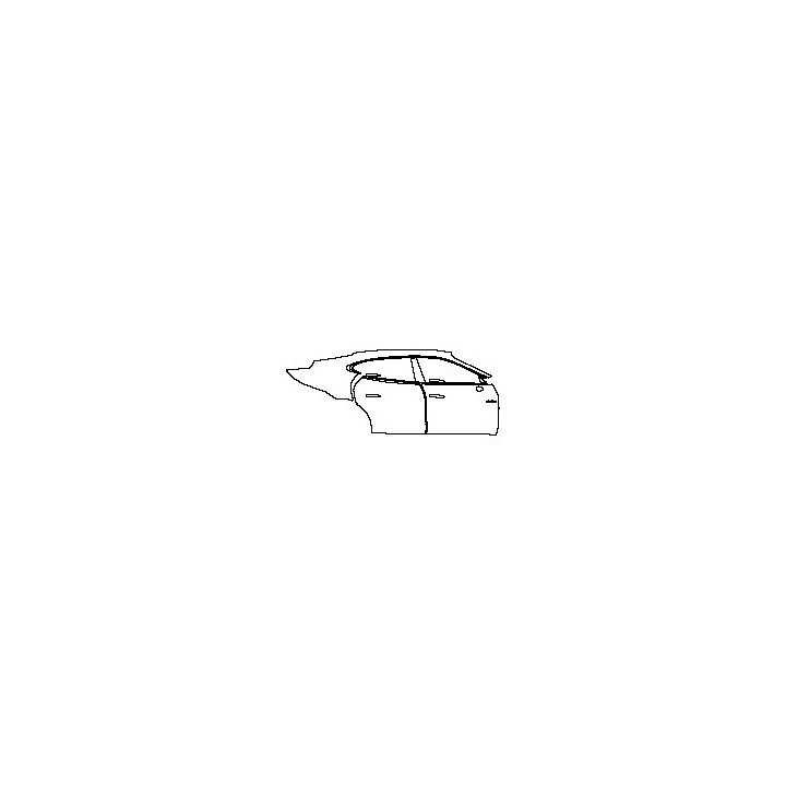 Porsche Taycan Sedan 2019 - (right) Door+B Pillar+Rear Fender (with [electric] logo on the front door)