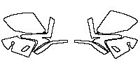 Porsche Taycan Cross Turismo 2021 - Mirror (for Left Hand Drive)