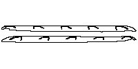 Porsche Taycan Cross Turismo 2021 - Side Skirt (one piece)