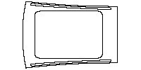 Porsche Macan Macan S 2014 - Roof (without shark fin, with sunroof, with rails)