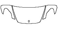 Porsche Panamera Sedan 2024 - Hood+Fender (One third of Hood+Fender)