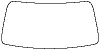 Roewe RX9 Window 2023 - Windshield (without mirror and dotted area cutout)