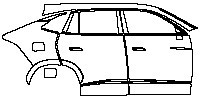 (right) Door+Side Skirt+Rear Fender