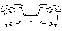 Rivian R1S Exterior 2023 - Rear Bumper