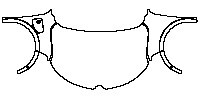Renault Megane E-Tech Exterior 2023 - Hood+Fender (with charging port on right fender)