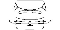 Renault Megane E-Tech Exterior 2023 - Trunk Lid+Taillight (with ''MEGANE'' emblem)