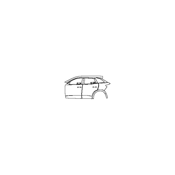 Renault Austral Exterior 2023 - (left) Door+Side Skirt+Rear Fender