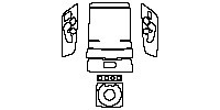 Rolls-Royce Phantom Sedan 2013 - (rear) Armrest (for foldable armrest, with iDrive controller.)