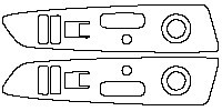 Rolls-Royce Phantom Sedan 2013 - (rear) Door Trim - part2 (with seat heating, without seat ventilation.)