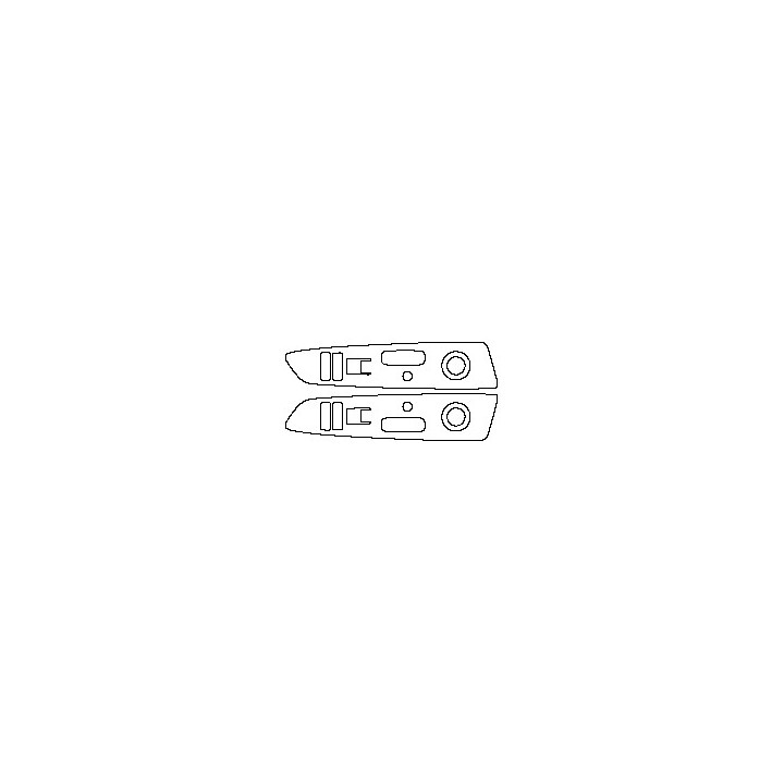 Rolls-Royce Phantom Sedan 2013 - (rear) Door Trim - part2 (with seat heating, without seat ventilation.)