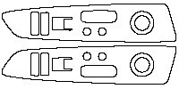 Rolls-Royce Phantom Sedan 2013 - (rear) Door Trim - part2 (with seat heating, with seat ventilation.)