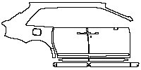 Rolls-Royce Cullinan Exterior 2018 - (right) Door+Side Skirt+Rear Fender (split rear fender)