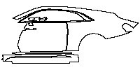 (left) Door+Side Skirt+Rear Fender