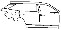 (right) Door+Side Skirt+Rear Fender