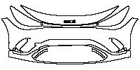Smart #3 Base 2023 - Bumper+Headlamp (with 2 PDC)