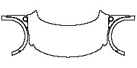 Smart #3 Base 2023 - Hood+Fender